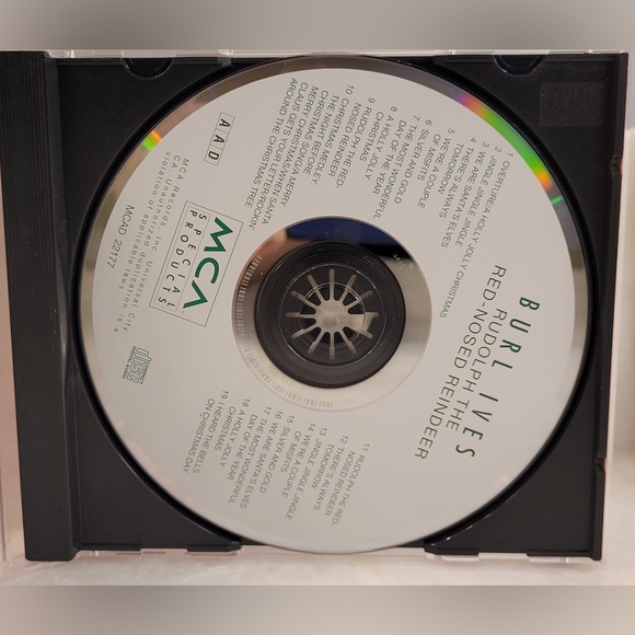 Rudolph The Red-Nosed Reindeer Burl Ives Classic CD - tested - Picture 3 of 4